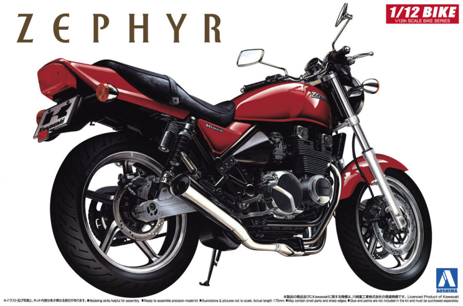 1:12 Scale Aoshima Kawasaki Zephyr Type IV Model Kit