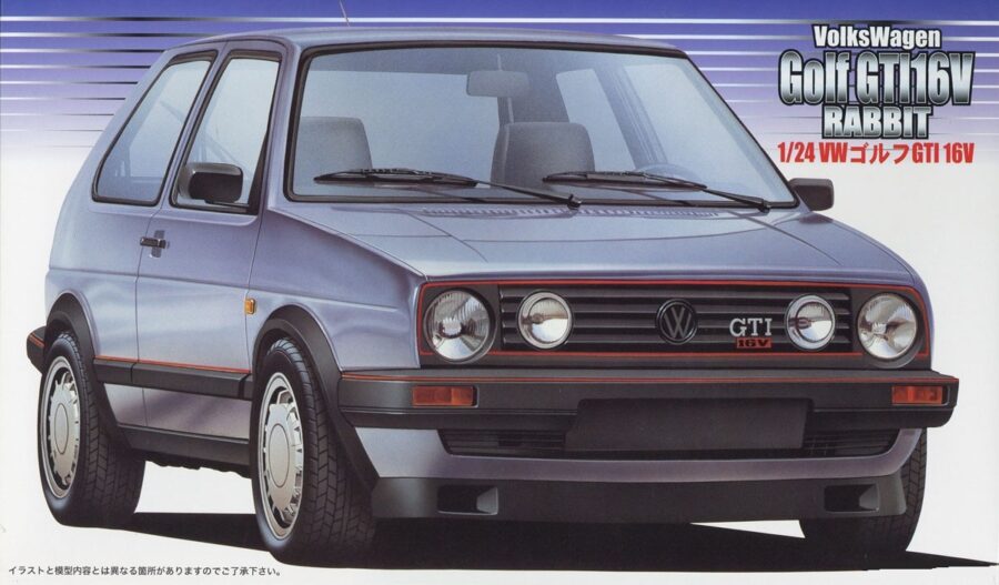 1:24 Scale Fujimi Volkswagen Golf Mk.2 GTI 16V Model Kit