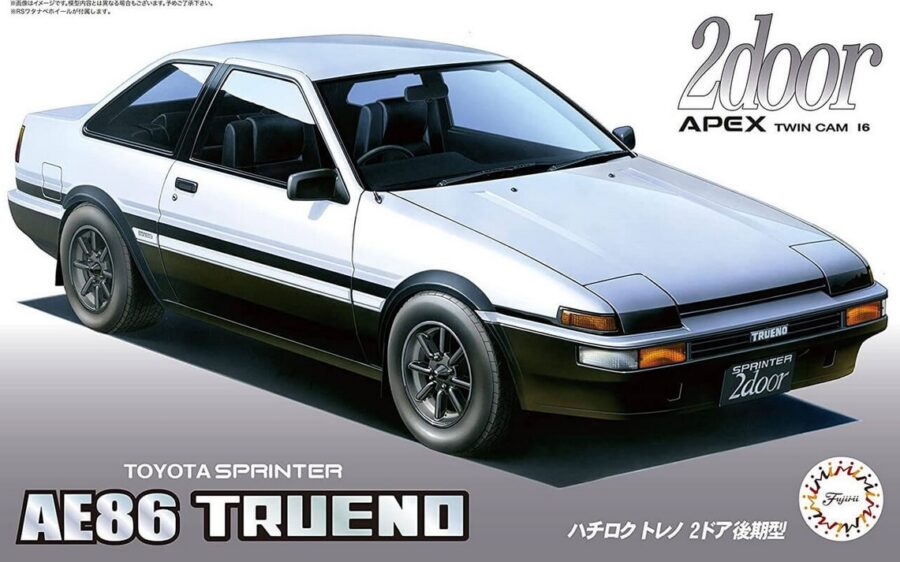 1:24 Scale Fujimi Toyota AE86 Trueno Late Type '85 Model Kit