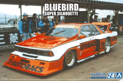 1:24 Scale Aoshima Nissan Bluebird Autobacs Turbo Silhouette Model Kit