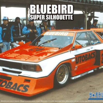 1:24 Scale Aoshima Nissan Bluebird Autobacs Turbo Silhouette Model Kit