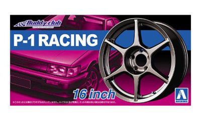 1:24 Scale Buddy Club P-1 Racing Wheels & Tyres Set