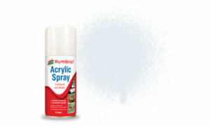Humbrol White Gloss - 150ml Acrylic Spray Paint Humbrol White Gloss - 150ml Acrylic Spray Paint