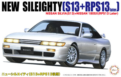 1:24 Scale Fujimi Nissan New Sileighty S13 RPS13 Silvia Model Kit
