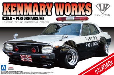 1:24 Scale Aoshima LB Works Ken Mary 4Dr Patrol Car Model Kit