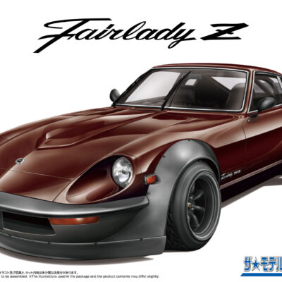 1:24 Scale Aoshima Nissan S30 FairladyZ Aero Car Model Kit