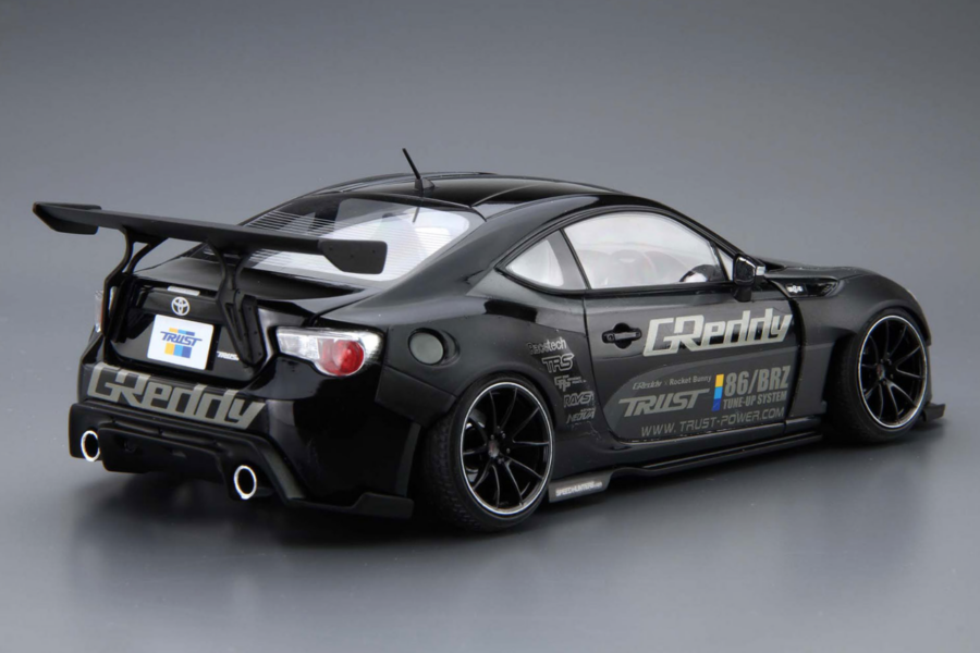 1:24 Scale Aoshima Toyota GR86 Greddy & Rocket Bunny Volk Racing Ver. Model Kit - Image 3