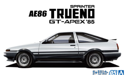 1:24 Scale Aoshima Toyota AE86 Sprinter Trueno GT-APEX Car Model Kit