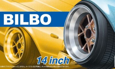 1:24 Scale Bilbo 14 Inch Wheels &Tyres Set