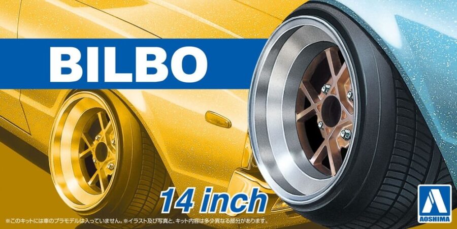 1:24 Scale Bilbo 14 Inch Wheels &Tyres Set