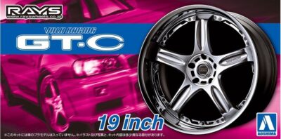 1:24 Scale Volk Racing GT-C 19 Inch Wheels & Tyres Set
