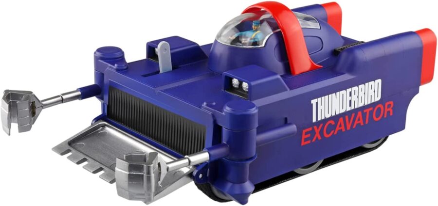 1:72 Scale Aoshima Thunderbirds Excavator & Pilot Model Kit - Image 2