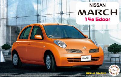 1:24 Scale Fujimi Nissan March 14e K12 Micra 5-Door Model Kit