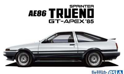 1:24 Scale Aoshima Toyota AE86 Sprinter Trueno GT-APEX Car Model Kit