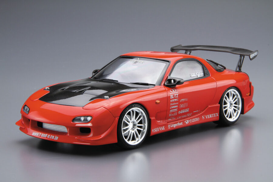 1:24 Scale Aoshima Mazda Vertex FD3S RX-7 '99 Model Kit - Image 2