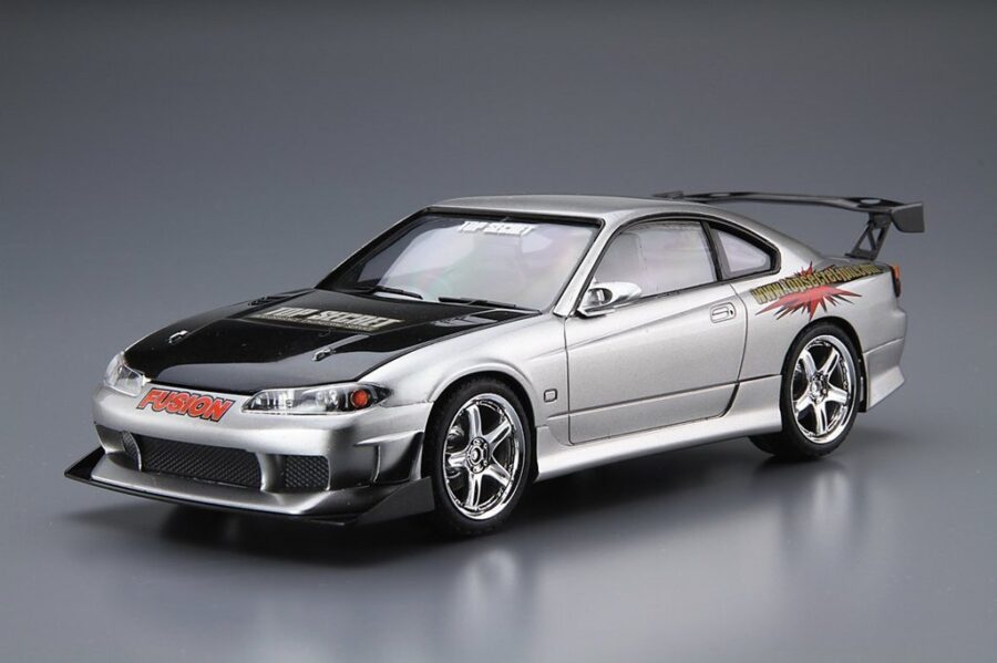 1/24 Scale Aoshima Nissan Silvia S15 Top Secret 1999 Model Kit - Image 2