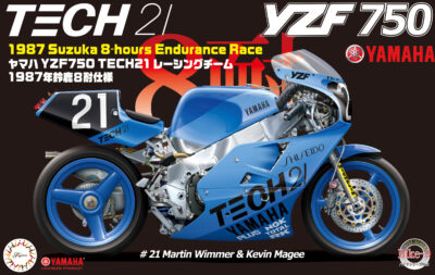 1:12 Scale Fujimi Yamaha YZF750 Tech 21 1987 Model Kit