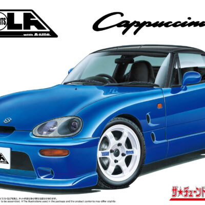 1:24 Scale Aoshima Suzuki Cappuccino MOLA Sports EA11R Car Model Kit