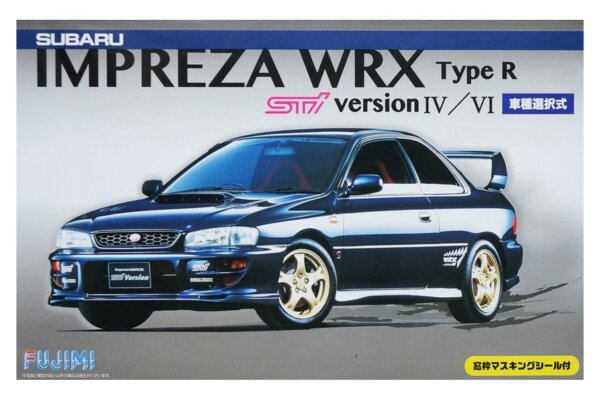 1 24 Scale Fujimi Subaru Impreza Wrx Type R Sti Gc8 Model Kit 636 Kent Models