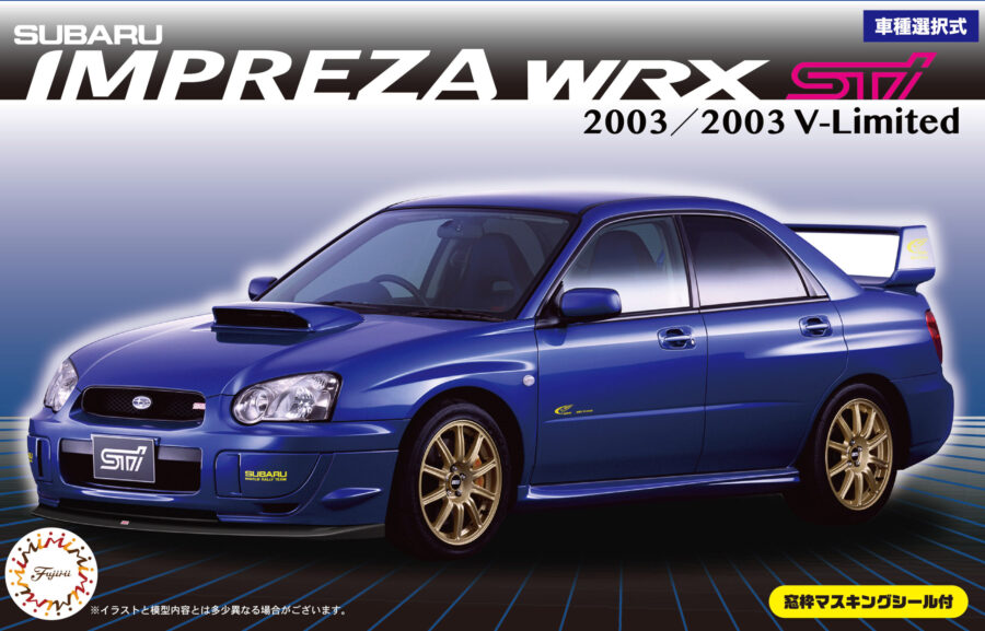 1:24 Scale Fujimi Subaru Impreza Blob Eye WRX Type R STI GDB Model Kit