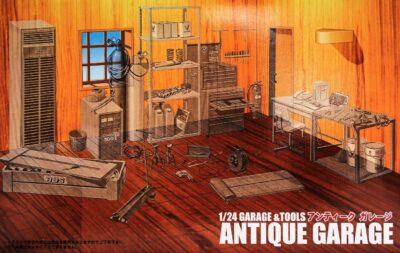 1:24 Scale Fujimi Antique Garage Diorama Model Kit