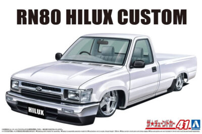 1:24 Scale Aoshima Toyota RN80 Hilux Low RiderCustom Model Kit