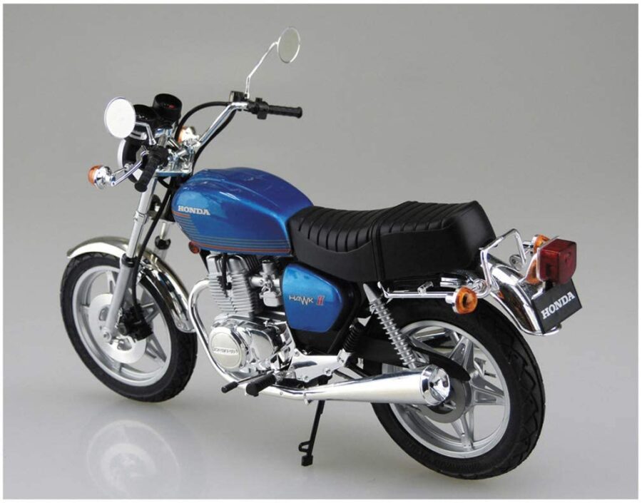 1:12 Scale Aoshima Honda HAWK2 CB400T Model Kit - Image 3