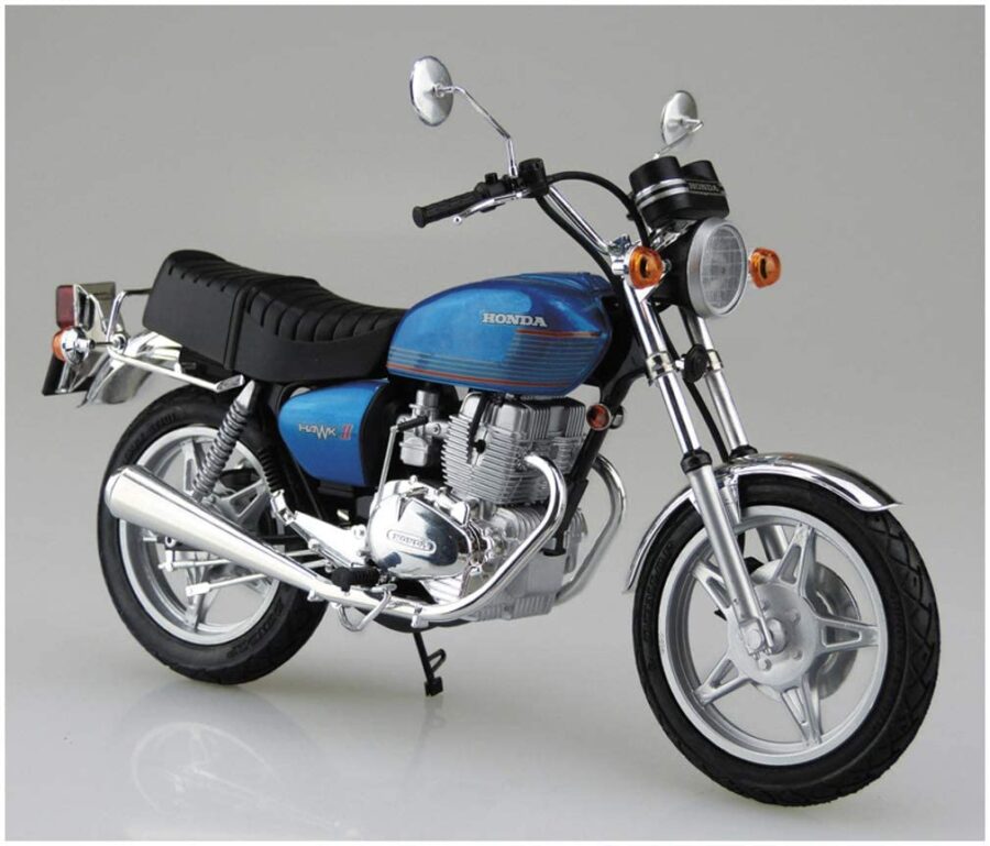 1:12 Scale Aoshima Honda HAWK2 CB400T Model Kit - Image 2