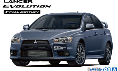 1:24 Scale Aoshima Mitsubishi CZ4A Lancer Evolution X Final Edition Car Model Kit