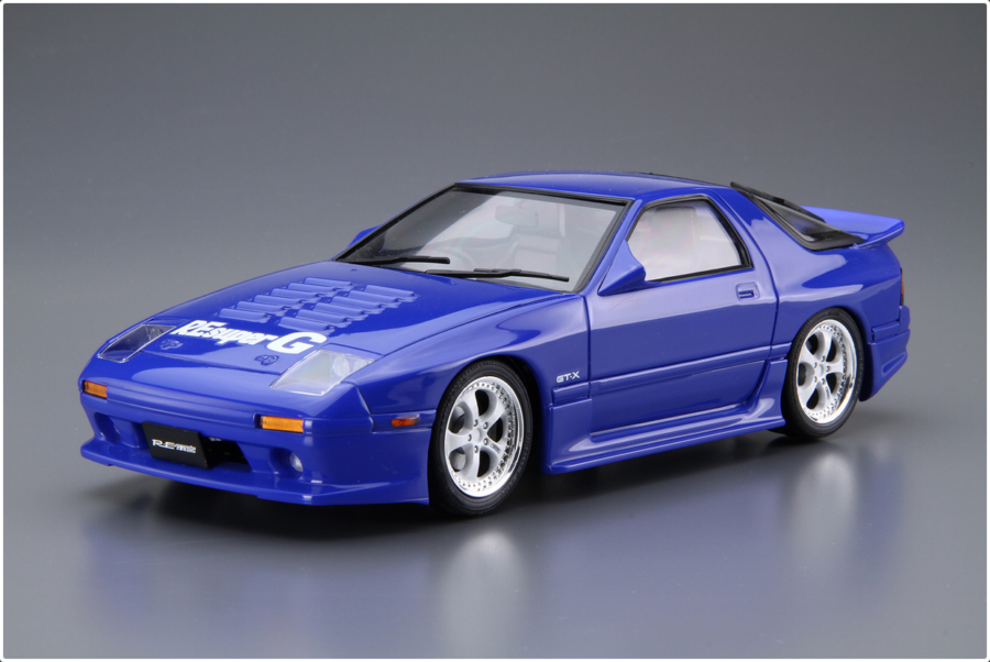 1:24 Scale Aoshima Mazda RX-7 FC3S RE Amemiya Model Kit - Image 2