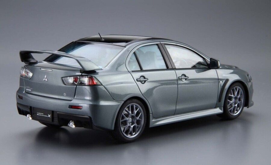 1:24 Scale Aoshima Mitsubishi CZ4A Lancer Evolution X Final Edition Model Kit - Image 3