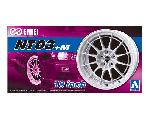 1:24 Scale Aoshima Enkei NT03+M Wheels & Tyres Set
