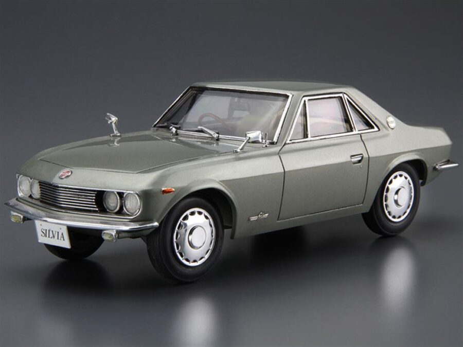 1:24 Scale Aoshima Nissan Silvia CSP311 1966 Model Kit - Image 2