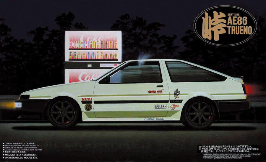 1:24 Scale Fujimi Toyota AE86 Trueno Model Kit