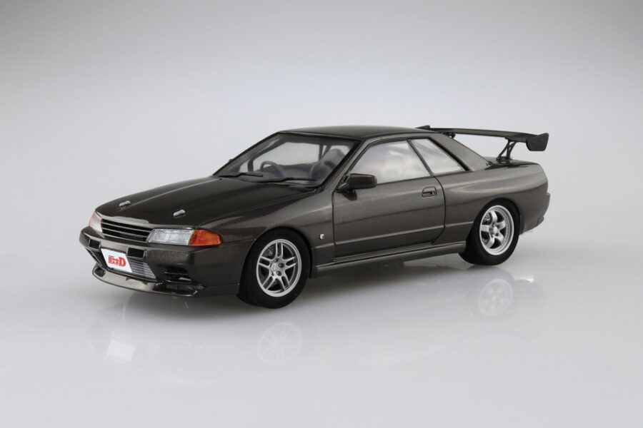 1:24 Scale Aoshima Initial-D Rin Hojyo Nissan Skyline BNR32 Model Kit - Image 2