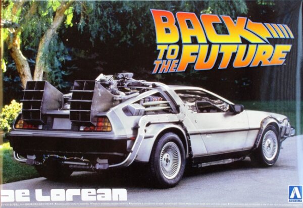 1:24 Scale Aoshima Back To The Future DeLorean Part 1 Model Kit #437P