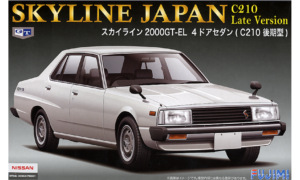 1:24 Scale Fujimi Nissan Skyline 2000 GT-E-L 4DR Sedan Model Kit #710p