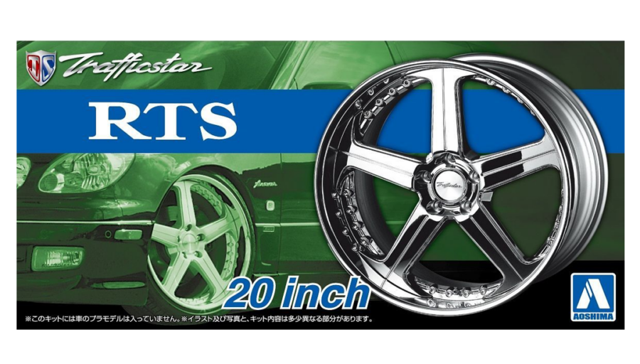 1:24 Scale TRAFFICSTAR RTS 20 inch Wheels & Tyres Set