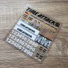 1:24 Scale Decals - UK Time Attack 2019 Season Competitor Replica Sticker Pack