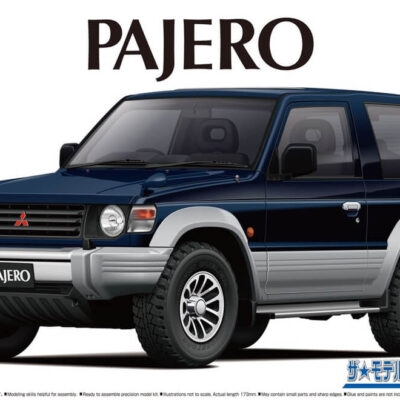 1:24 Scale Aoshima Mitsubishi V24WG Pajero Metal Top Model Kit