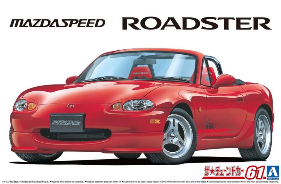 1:24 Scale Aoshima Mazda MX5 Eunos Roadster Model Kit
