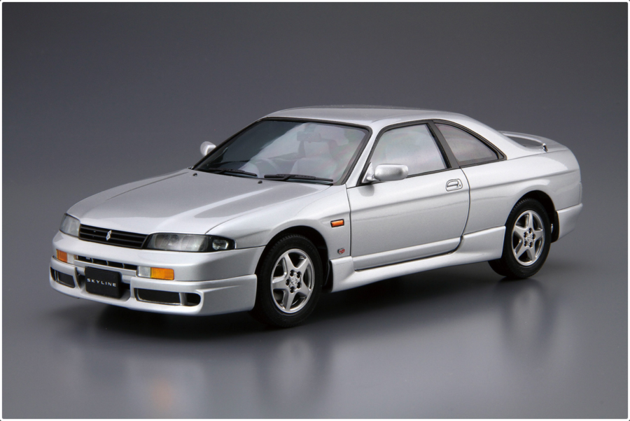 1:24 Scale Aoshima Nissan Skyline ECR33 GTS-T GTS RB25 Model Kit - Image 2