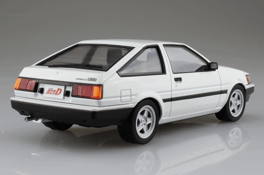 1:24 Scale Aoshima Initial-D Toyota AE85 Levin Model Kit - Image 3