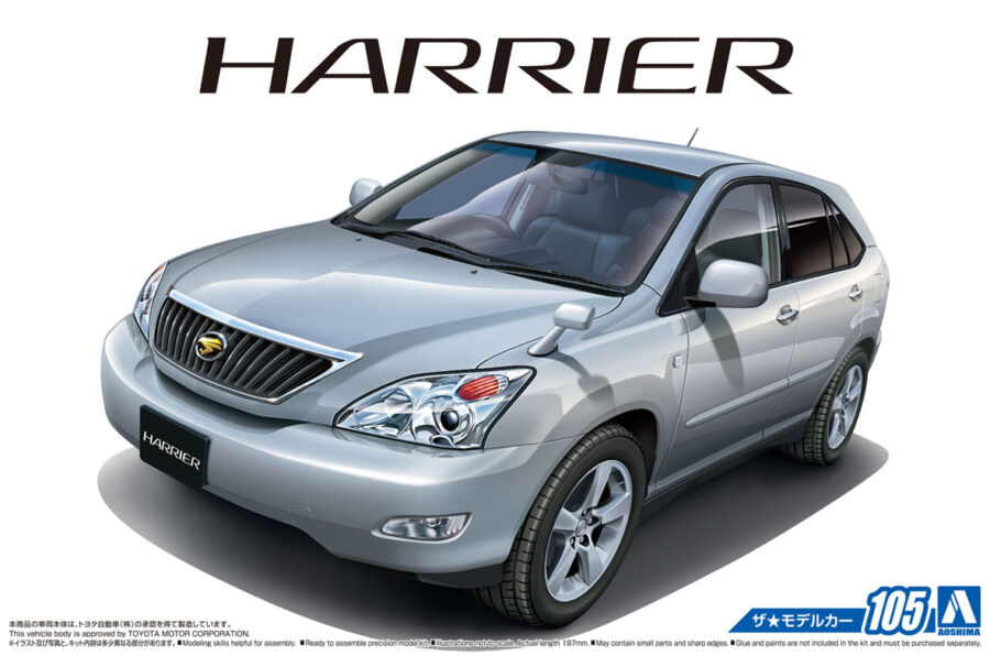1:24 Scale Aoshima Toyota Harrier / Lexus RX300  Premium L Model Kit