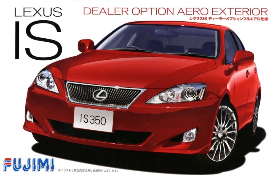 1:24 Scale Fujimi Toyota / Lexus IS350 With Option Parts Model Kit