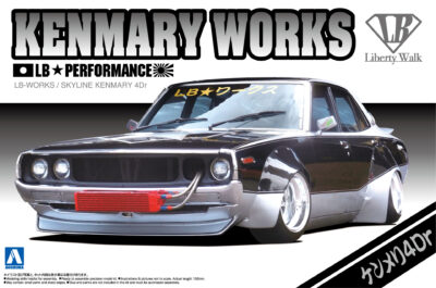 1:24 Scale Aoshima LB Works Kenmary 4dr Car Model Kit
