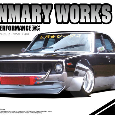 1:24 Scale Aoshima LB Works Kenmary 4dr Car Model Kit