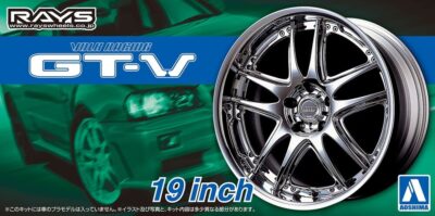 1:24 Scale Rays Volk Racing GT-V 19inch  Wheel & Tyre Set