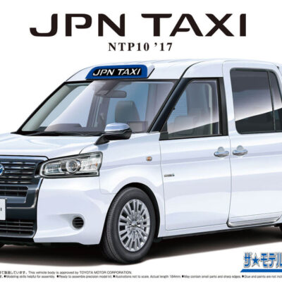 1:24 Scale Aoshima Toyota Japanese Taxi NTP10 Super White II Car Model Kit