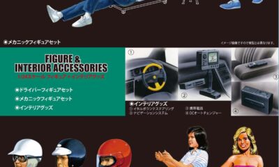 1:24 Scale Fujimi Figures & Interior Accessories Model Kit